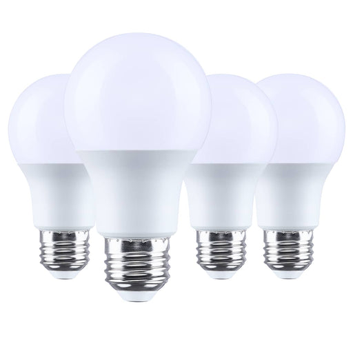 SATCO/NUVO 9.5W LED A19 Medium E26 Base 4000K 80 CRI Plastic Dimmable 120V 4-Pack (S15143)