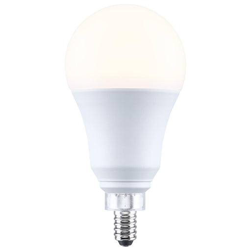 SATCO/NUVO 9.5W LED A19 Candelabra E12 Base 2700K 80 CRI Plastic Dimmable 120V (S15146)