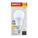SATCO/NUVO 9.5W LED A19 Candelabra E12 Base 3000K 80 CRI Plastic Dimmable 120V (S15147)