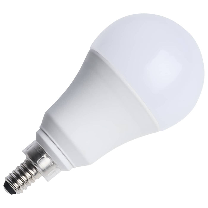 SATCO/NUVO 9.5W LED A19 Candelabra E12 Base 5000K 80 CRI Plastic Dimmable 120V (S15149)