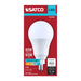 SATCO/NUVO 9.5W LED A19 Candelabra E12 Base 5000K 80 CRI Plastic Dimmable 120V (S15149)