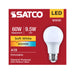 SATCO/NUVO 9.5W LED A19 Medium E26 Base 3000K 90 CRI Plastic Dimmable 120V (S15151)