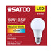 SATCO/NUVO 9.5W LED A19 Medium E26 Base 3500K 90 CRI Plastic Dimmable 120V (S15152)