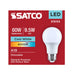 SATCO/NUVO 9.5W LED A19 Medium E26 Base 4000K 90 CRI Plastic Dimmable 120V (S15153)