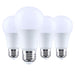 SATCO/NUVO 14W LED A19 Medium E26 Base 4000K 80 CRI Plastic Dimmable 120V 4-Pack (S15178)