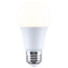 SATCO/NUVO 14W LED A19 Medium E26 Base 3000K 90 CRI Plastic Dimmable 120V (S15182)