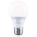 SATCO/NUVO 6W LED A19 Medium E26 Base CCT Selectable 2700K/3000K/3500K/4000K/5000K 80 CRI Plastic Dimmable 120V (S15188)
