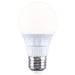 SATCO/NUVO 9.5W LED A19 Medium E26 Base CCT Selectable 2700K/3000K/3500K/4000K/5000K 80 CRI Plastic Dimmable 120V (S15189)
