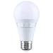 SATCO/NUVO 14W LED A19 Medium E26 Base CCT Selectable 2700K/3000K/3500K/4000K/5000K 80 CRI Plastic Dimmable 120V (S15191)