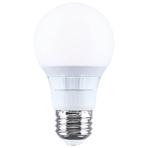 SATCO/NUVO 6W LED A19 Medium E26 Base CCT Selectable 2700K/3000K/3500K/4000K/5000K 90 CRI Plastic Dimmable 120V (S15192)