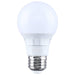 SATCO/NUVO 6W LED A19 Medium E26 Base CCT Selectable 2700K/3000K/3500K/4000K/5000K 90 CRI Plastic Dimmable 120V (S15192)