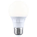 SATCO/NUVO 9.5W LED A19 Medium E26 Base CCT Selectable 2700K/3000K/3500K/4000K/5000K 90 CRI Plastic Dimmable 120V (S15193)