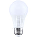 SATCO/NUVO 5.8W LED A19 Medium E26 Base CCT Selectable 2700K/3000K/3500K/4000K/5000K 90 CRI Plastic Dimmable 120V (S15196)