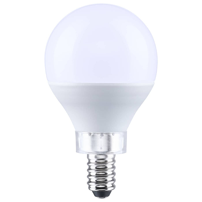 SATCO/NUVO 5.5W LED A15 Candelabra E12 Base 4000K 80 CRI Plastic Dimmable 120V (S15202)