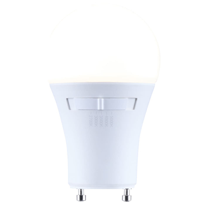 SATCO/NUVO 14W LED A19 GU24 Base CCT Selectable 2700K/3000K/3500K/4000K/5000K 90 CRI Base Dimmable 120V (S15225)