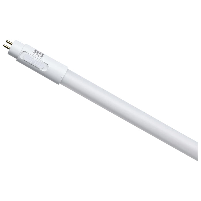 SATCO/NUVO 10W 21 Inch LED T5 G5 Base CCT Selectable 3500K/4000K/5000K/6500K Omni Type A Line Voltage Dimmable 120-277V (S16514)