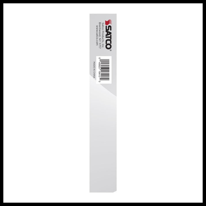 SATCO/NUVO LED T8 U-Bend G13 Base Wattage/CCT Selectable 11.5W/13W/15W 3000K/3500K/4000K/5000K/6500K 6-Inch Frost Finish 120-277V (S18413)