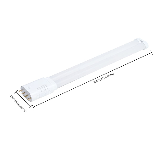 SATCO/NUVO 16W PLL LED Lamp 2G11 Base CCT Selectable 3000K/3500K/4000K/5000K/6500K Type A/B 120-277V (S18418)