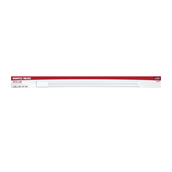 SATCO/NUVO 22W PLL LED Lamp 2G11 Base CCT Selectable 3000K/3500K/4000K/5000K/6500K Type A/B 120-277V (S18419)