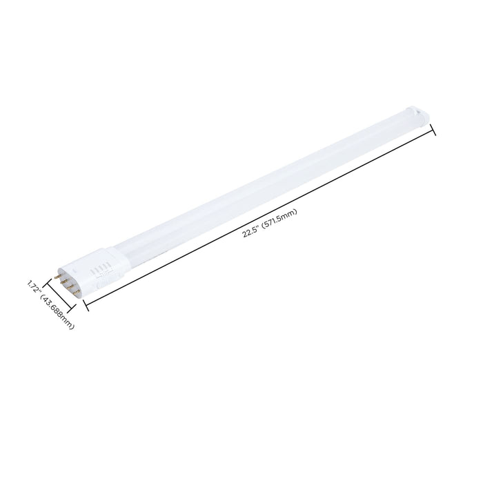 SATCO/NUVO 22W PLL LED Lamp 2G11 Base CCT Selectable 3000K/3500K/4000K/5000K/6500K Type A/B 120-277V (S18419)
