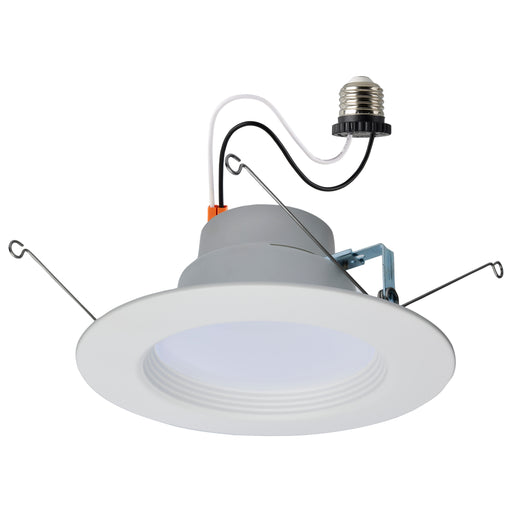 SATCO/NUVO LED Retrofit Downlight Wattage/CCT Selectable 7W/10W/13W 120V Colorquick And Powerquick Technology Round White Finish (S18801)
