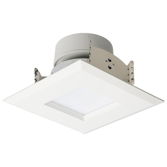 SATCO/NUVO LED Retrofit Downlight Wattage/CCT Selectable 5.5W/6.5W/8W 120V Colorquick And Powerquick Technology Square White Finish (S18802)