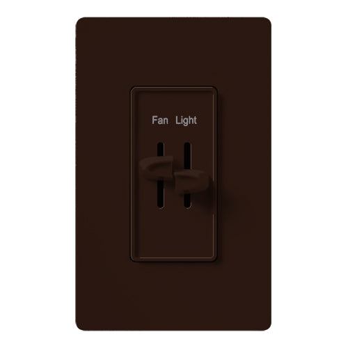 Lutron Skylark 1.5A/300W Fan/Light Control Brown Clamshell (S2-LFSQH-BR)