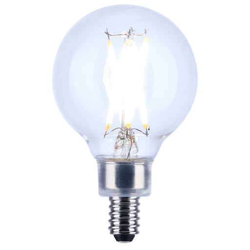 SATCO/NUVO 4W G16.5 LED Clear Candelabra Base 90 CRI 3000K 120V (S21205)