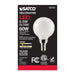 SATCO/NUVO 5.5W G16.5 LED White Candelabra Base 90 CRI 3000K 120V (S21213)