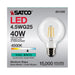SATCO/NUVO 4.5W G25 LED Clear Medium Base 90 CRI 4000K 120V (S21228)