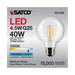 SATCO/NUVO 4.5W G25 LED Clear Medium Base 90 CRI 5000K 120V (S21229)