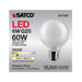 SATCO/NUVO 6W G25 LED White Medium Base 90 CRI 3000K 120V (S21239)
