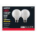 SATCO/NUVO 4.5W G25 LED White Medium Base 90 CRI 2700K 120V 2 Pack (S21244)