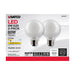 SATCO/NUVO 6W G25 LED White Medium Base 90 CRI 2700K 120V 2 Pack (S21247)