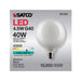 SATCO/NUVO 4.5W G40 LED White Medium Base 90 CRI 4000K 120V (S21251)