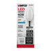SATCO/NUVO 4W B11 LED Frost Candelabra Base 90 CRI 5000K 120V (S21272)