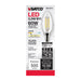 SATCO/NUVO 5.5W B11 LED Clear Candelabra Base 90 CRI 3000K 120V (S21274)