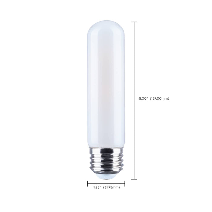 SATCO/NUVO 5.5W LED T10 Medium E26 Base 450Lm 4000K 90 CRI 120V Frost Finish (S21349R1)