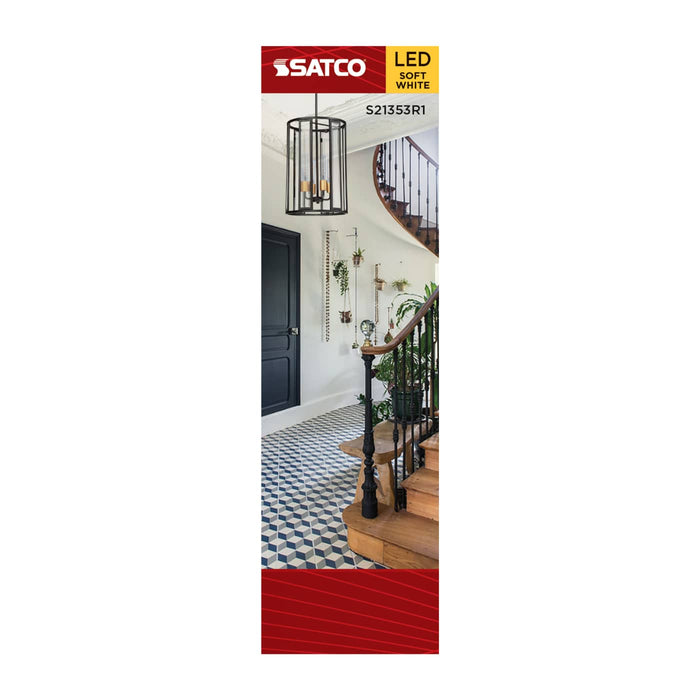 SATCO/NUVO 8W LED T10 Medium E26 Base 720Lm 3000K 90 CRI 120V Frost Finish (S21353R1)