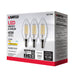 SATCO/NUVO 4W B11 LED Clear Candelabra Base 90 CRI 2700K 120V 3-Pack (S21366)