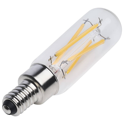 SATCO/NUVO 4W LED T6 Candelabra E12 Base 2700K 400Lm 90 CRI Dimmable 120V (S21380)