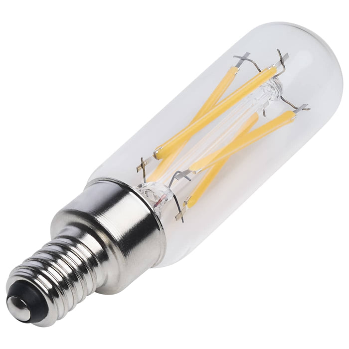 SATCO/NUVO 4W LED T6 Candelabra E12 Base 2700K 400Lm 90 CRI Dimmable 120V (S21380)