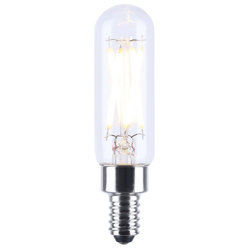 SATCO/NUVO 4W LED T6 Candelabra E12 Base 4000K 400Lm 90 CRI Dimmable 120V (S21382)