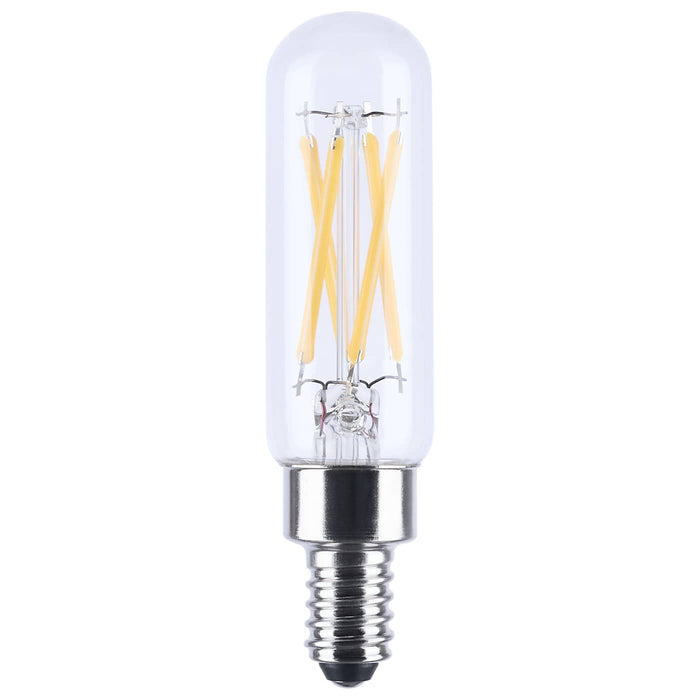 SATCO/NUVO 4W LED T6 Candelabra E12 Base 5000K 400Lm 90 CRI Dimmable 120V (S21383)