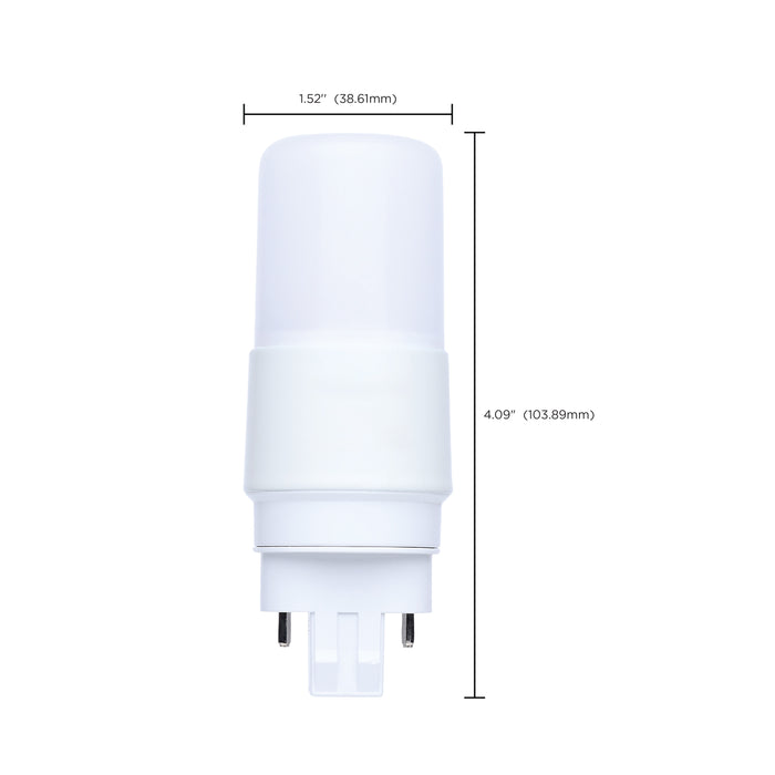 SATCO/NUVO 5W PL LED GX23 Base Frost Finish Type A/B Dual Ballast 3500K 120-277V (S21422)