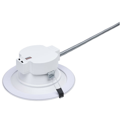 SATCO/NUVO 6 Inch Round LED Commercial Downlight Wattage/CCT Selectable 18.5W/15.7W/13.2W 2700K/3000K/3500K/4000K/5000K 120-347V Dimmable White (S21601)