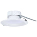 SATCO/NUVO 8 Inch Round LED Commercial Downlight Wattage/CCT Selectable 25.5W/22.5W/17.2W 2700K/3000K/3500K/4000K/5000K 120-347V Dimmable White (S21602)