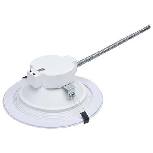SATCO/NUVO 10 Inch Round LED Commercial Downlight Wattage/CCT Selectable 35W/29W/24W 2700K/3000K/3500K/4000K/5000K 120-277V Dimmable White (S21603)