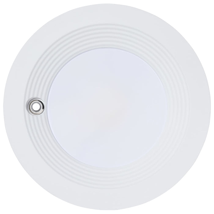 SATCO/NUVO 6 Inch Round LED Downlight Wattage/CCT Selectable 20.5W/18.2W/16.3W 2700K/3000K/3500K/4000K/5000K 120-347V  White Emergency Battery Backup (S21605)