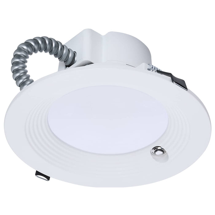 SATCO/NUVO 6 Inch Round LED Downlight Wattage/CCT Selectable 20.5W/18.2W/16.3W 2700K/3000K/3500K/4000K/5000K 120-347V  White Emergency Battery Backup (S21605)